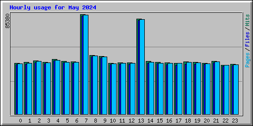 Hourly usage for May 2024